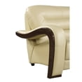 thumbnail image 5 of Titan Furnishings 76" Modern Leather Upholstered Sofa in Beige, 5 of 12