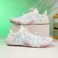 thumbnail image 5 of lnmuld Men Women Barefoot Shoes, Breathable Mesh Shoes for Water Yoga Fitness Hiking Color:White,Size:6, 5 of 7