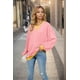 thumbnail image 5 of Camisetas de Larga para Mujer Color Rosa M, 5 of 8