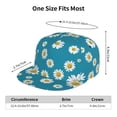 thumbnail image 5 of Goofa Daisies Flowers Printed Men's Baseball Cap,Straight Brim Hat,Golf Dad Hat,Versatile Style,Sun Protection Cap,Travel Hat, 5 of 9