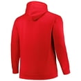 thumbnail image 3 of Men's Mitchell & Ness Red Miami Heat Hardwood Classics Big & Tall Pullover Hoodie, 3 of 3