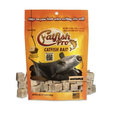Catfish Pro Nightcrawler Worm Catfish Bait Fishing with Rod Reel Trotline Yoyos Limb Lines Jugs