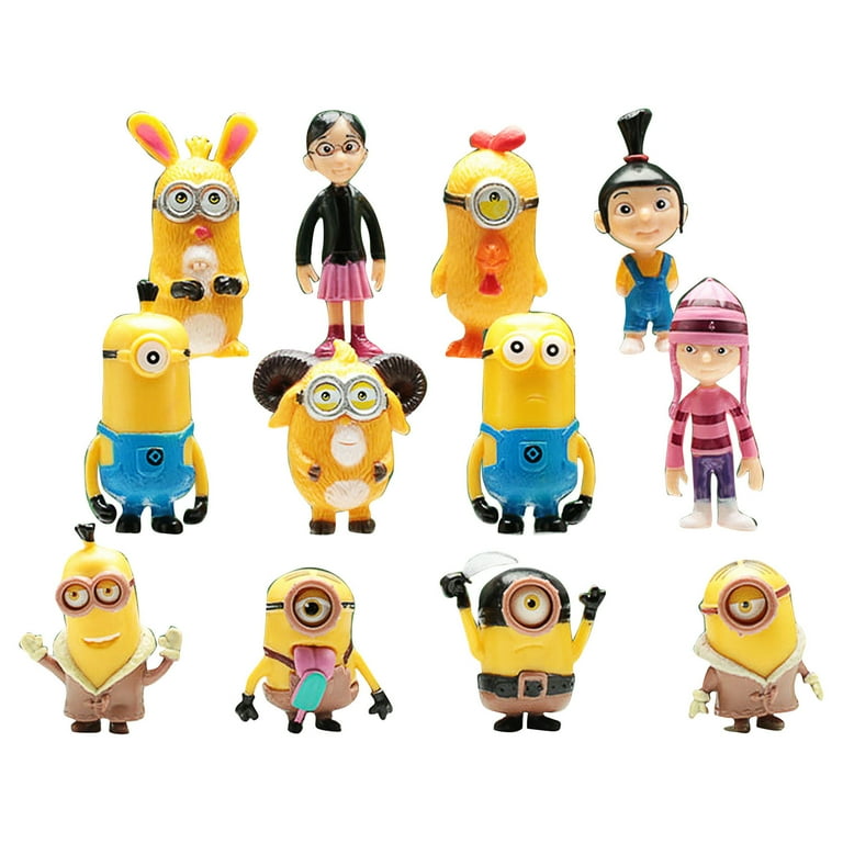 Cartoon Figurine Toys Set, 6PCS Mini PVC Figurines Décorations De