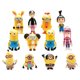 thumbnail image 2 of Minions, juguetes de Minions, juguetes de Minions, 12 piezas de decoraciones en miniatura de Minions hechas a mano, juguetes de muñeca de huevo retorcido, 2 of 4