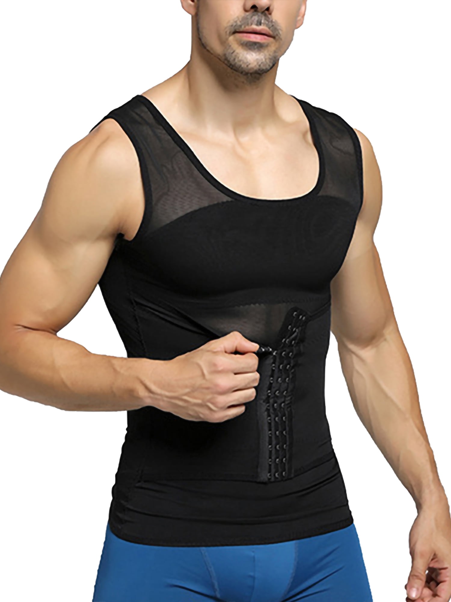 Details about Men's Body Shaper Tank Top Fitness Tummy Control Shapewear Stomach Trainer Vest Details about Men's Body Shaper Tank Top Fitness Tummy Control Shapewear Stomach Trainer Vest