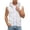 White*, variant on RUTAYY Men's Sleeveless Zip Up Hoodie Drawstring with Pocket Solid Color Casual Vest Sweatshirt White