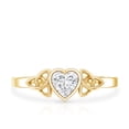 thumbnail image 4 of Rosec Jewels Lab Grown Diamond Heart Promise Ring - EF-VS Grade - Ready to Gift, 14K Yellow Gold, US 9.50, 4 of 8