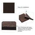 thumbnail image 3 of 48Pcs Pad de Muebles Cuadrado de 1" con Adhesivo para Patas de Muebles Color Marrón, 3 of 7