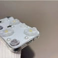 thumbnail image 4 of Fashion 3D Flowers Pearls Clear Phone Case Compatible with iPhone Case (Clear,iPhone 15 Plus), 4 of 4