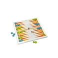 thumbnail image 2 of Melissa & Doug Double-Sided Wooden Backgammon & Checkers Board Game (33 Game Pieces, 17.5” W x 17.5” L x 1.5” D), 2 of 7