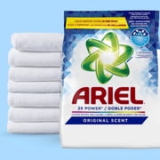 (2 pack) Ariel Laundry Detergent Powder, Original Scent, 70 oz, 44 Loads