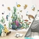 thumbnail image 5 of Colorful Underwater World Wall Stickers Turtle Seaweed Wall Stickers - Removable Vinyl Children's Be, 5 of 5