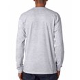 thumbnail image 2 of Bayside Adult 6.1 oz., 100% Cotton Long Sleeve T-Shirt - ASH - 3XL, 2 of 3