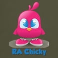 thumbnail image 3 of CafePress - RA Chicks Cute Pink Chicky Dark T Shirt - Men's Classic Graphic Cotton T-Shirt, 3 of 4