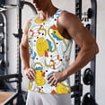thumbnail image 5 of Picia Ducks and Anchors Printed Men’s Performance Tank, Men's Workout Tank Top Moisture-Wicking Tank Top Muscle tee, Breathable Workout Shirt-Medium, 5 of 7
