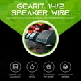 thumbnail image 3 of GEARit Direct Burial Copper Clad Aluminum 14/2 Speaker Wire for Outdoor Car Audio & Home Theater Cables, Black, 200ft, 3 of 7