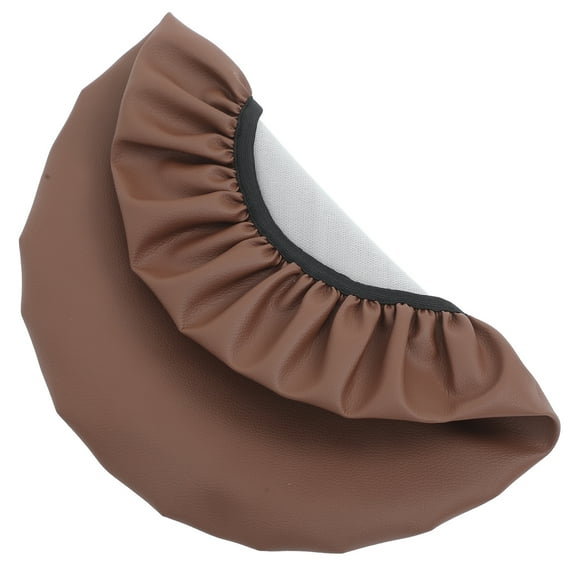 Rolling Stool Round Bar Stool Seat Covers Stool Pu Cushion Slipcover Elastic Swivel Seat Chair Covers For 34-35cm Chair Workbench Seat Slipcover Waterproof