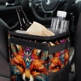 thumbnail image 6 of Fox Foldable Car Garbage Can with Lid, Leak-Proof, Hanging Storage Bag - Car Trash Bin, Mini Trash Can, 6 of 6