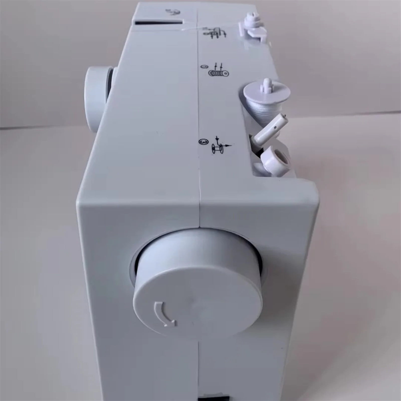 Electric Sewing Machine Portable For Beginners With 12 Stitches Pattern LED Light Foot Pedal Double Thread Sewing Eat Thick