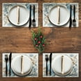 thumbnail image 2 of Fall Placemats Set of 4,Pumpkin Maple Leaf Placemats,Autumn Thanksgiving Kitchen Dining Table Decoration for Home Party Decor 12x18 Inch, 2 of 6