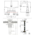 thumbnail image 6 of PARLOS Swivel Spout 2-Handle Bathroom Sink Faucet, Matte Black, 6 of 11