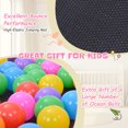 thumbnail image 4 of EUROCO 55" Mini Toddler Trampoline with Ocean Balls, No-Gap Design, Small Round Trampoline for Kids with Upper&Lower Safety Net, 4 of 7