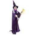 thumbnail image 4 of Northlight LED Lighted and Animated Witch Halloween Decoration - 5.5', 4 of 10