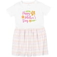 thumbnail image 3 of Inktastic Happy Mothers Day with Flowers Girls Toddler Dress, 3 of 5