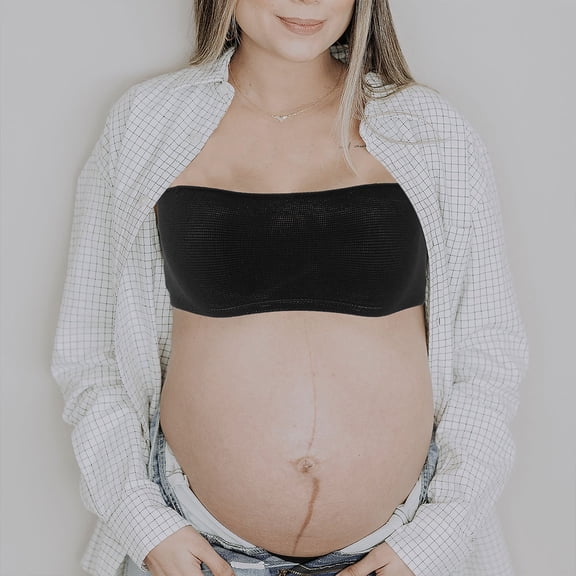 IBASETOY 1 Set Cotton Maternity Disposable Underwear Black for Pregnant Women Menstrual Period
