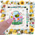 thumbnail image 6 of Cute Bee Stickers Nature Stickers Floral Stickers for Laptop Suitcase Notebook, 6 of 9