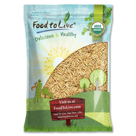 Organic Brown Basmati Rice, 16 Pounds - Raw, Long Grain, Non-GMO, Kosher, Bulk – by Food to (Best Long Grain Basmati Rice)