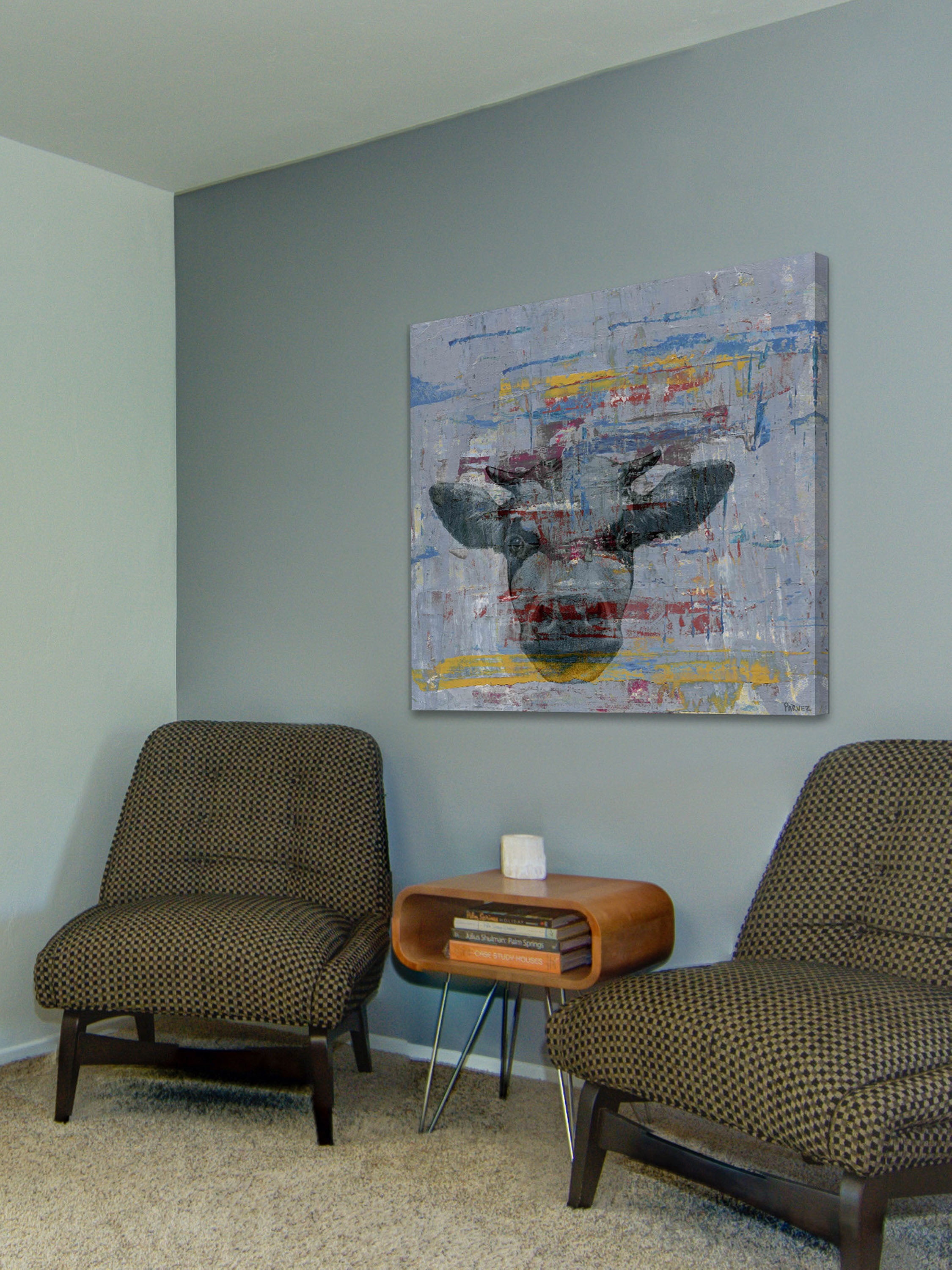 "Hey You" Painting Print on Wrapped Canvas