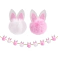 thumbnail image 2 of Creatine Easter 8.2ft Easter Bunny Banner Easter Banner For Mantle Fireplace Room Hanging, 2 of 6