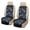 Blue Dragonfly Flower, variant on COEQINE Quilted Car Front Seat Cover 2 Pack Non-Slip Decorative Bucket Seat Cover Heavy Duty Dog Car Seat Protector Universal Fit Auto Accessories, Mushroom Butterfly Galaxy