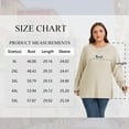 thumbnail image 3 of TEMOFON Womens Plus Size Knit Crew Neck Long Sleeve Sweaters Trendy Casual Tunic Ribbed Side Split Pullover Oversized Tops, 3 of 4
