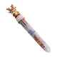 thumbnail image 1 of Xihbxyly Bolígrafo Navideño, Diseño Multicolor de 10 Colores, Tinta de Secado Rápido, Adornos de Animales Extraíbles, Ideal Como Regalo Festivo, Papelería Escolar, Perfecto para Fiestas, Tamaño de 16, 1 of 3