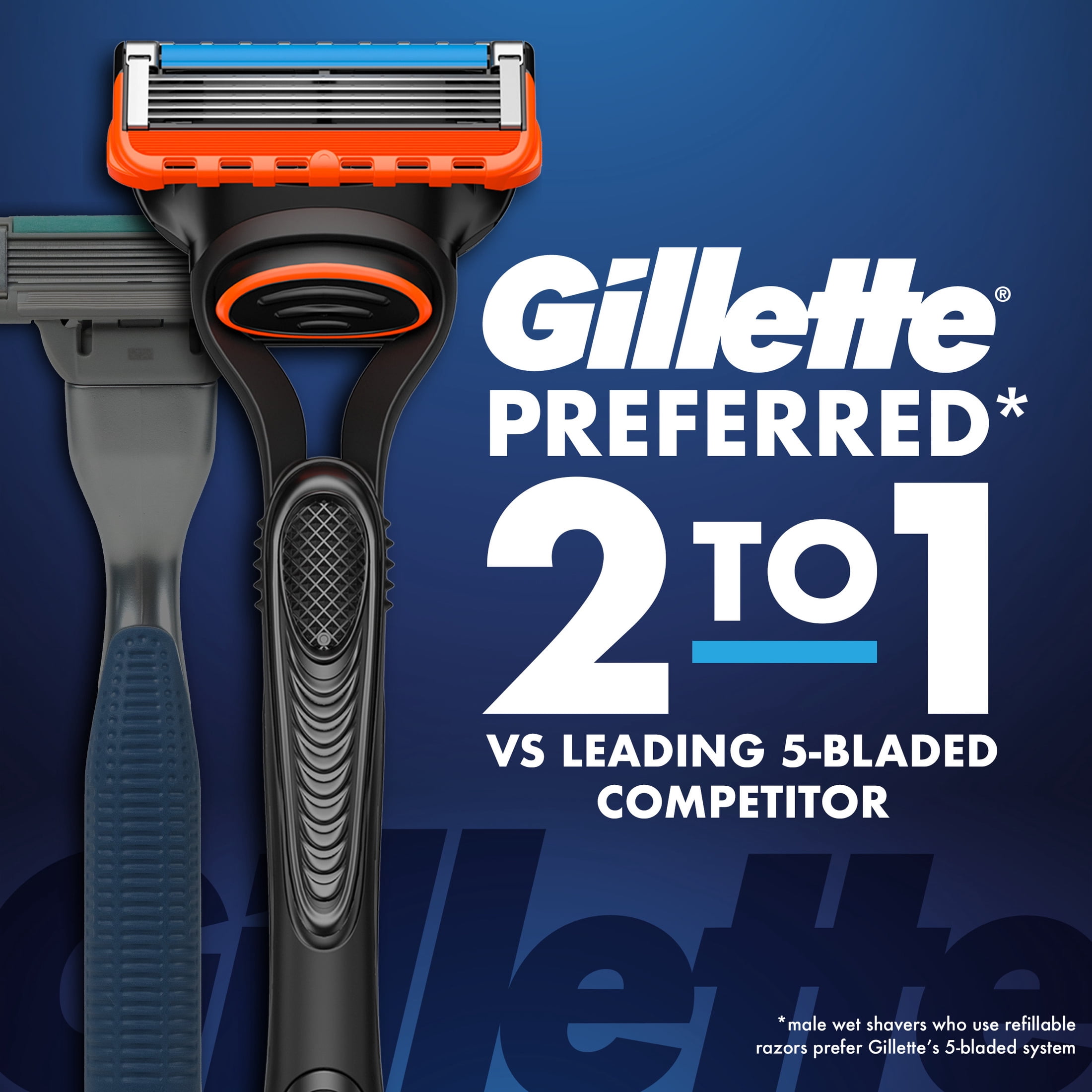 Gillette Fusion Shave Gel, Sensitive Skin Shaving Gel with Almond Oil for Men, 7 oz Pack of 2