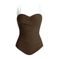 thumbnail image 6 of Oplxuo Womens One Piece Swimsuits Tummy Control Bathing Suits Modest Full Coverage Swimsuit Wide Straps Swimwear, 6 of 6
