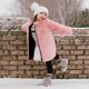 thumbnail image 4 of Abrigo Cálido De Invierno Para Niños Pequeños, Chaquetas Para Niños Y Niñas, Abrigo De Lana A Prueba De Viento Para Bebés, Ropa De Abrigo Gruesa Odeerbi LM103-1105, 4 of 9