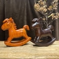 thumbnail image 2 of Ebony Horse Ornament for the Year of the Horse 2026 - Hand-carved Desktop Decoration for Your Zodiac Year (Best Gift), 2 of 4