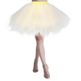 thumbnail image 3 of Tutu Skirts for Women - Women 80's Tutu Skirt Prom Party Skirt Elastic Tulle Tutu Skirts Layered Womens Ballet Tutu Skirts for Girls Tulle Tutu Skirts Party Festival Carnival, 3 of 4