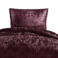 thumbnail image 2 of Juego de cama Benzara Jay Twin, terciopelo morado, 218 x 173 cm, 2 of 5