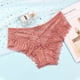 thumbnail image 1 of Ropa interior de mujer de encaje sexy de cintura media de alta gama con tiras cruzadas de lazo y ropa interior de mujer, 1 of 6