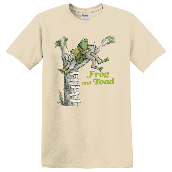 Frog Toad White Cottagecore Graphic T-Shirt