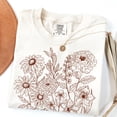 thumbnail image 2 of Retro Wildflower Shirt: Boho Floral Tee, 2 of 6