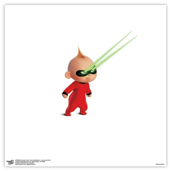 Gallery Pops Disney Pixar The Incredibles 2 - Jack-Jack Parr Wall Art, Unframed Version, 12" x 12"