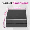 thumbnail image 6 of Novel Box Black Jewelry Box for Pendant 3x4.12x1.25 Inches - Pendants Gift Box for Proposal, 6 of 7