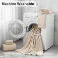 thumbnail image 5 of Smuge 18 pcs Bath Towel Sets, Include 6 Bath Sheet Towels, 6 Hand Towels, 6 Washcloths, Soft Microfiber Highly Absorbent Shower Towel for Bathroom Gym Spa(Camel), 5 of 7