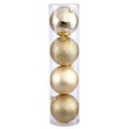 thumbnail image 1 of Juego de Adornos Vickerman, 6" Color Oro Miel, Con 4 Esferas de Diferentes Acabados, 1 of 1