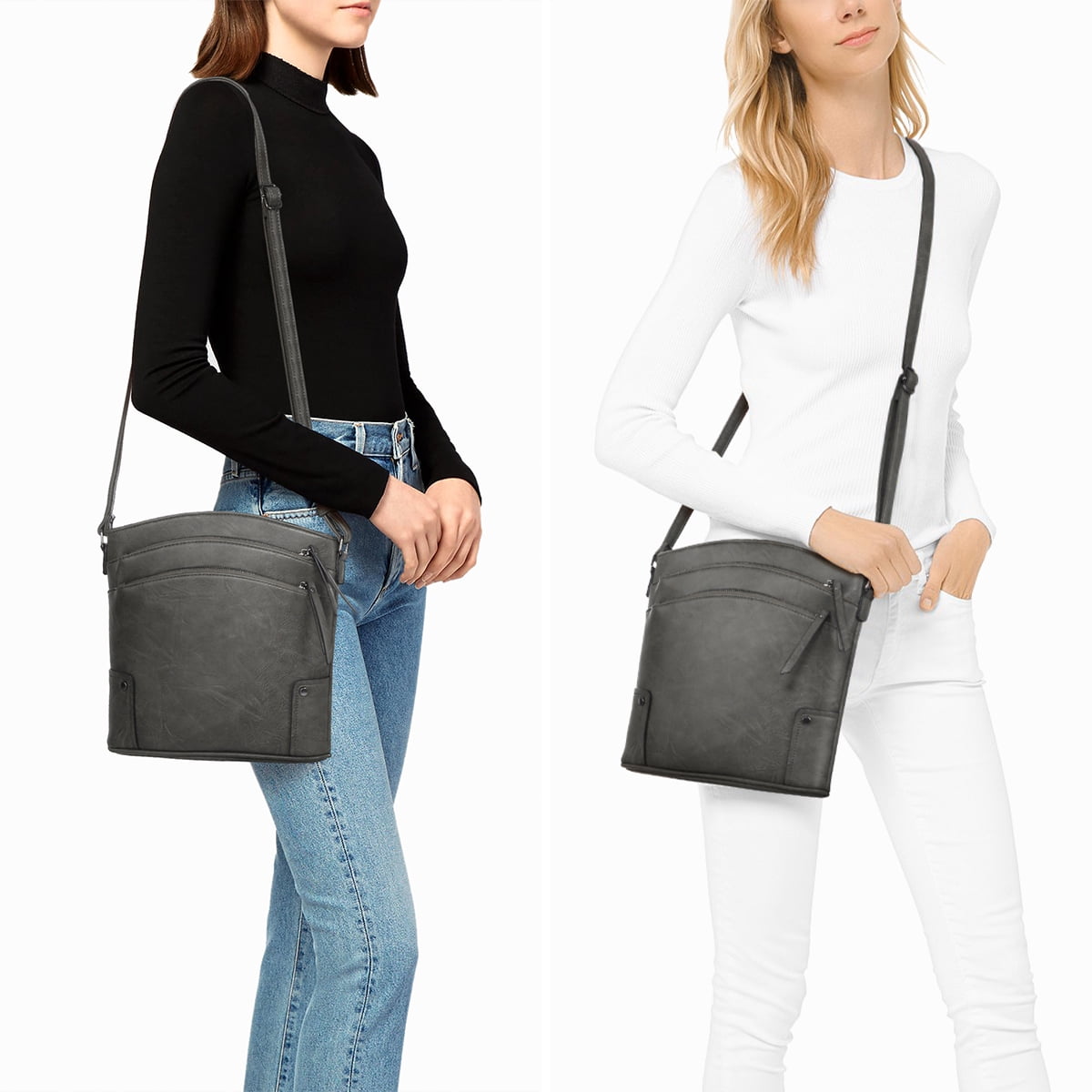 VONMAY Women's Crossbody Bags Multi-pockets Crossover Shoulder Bags